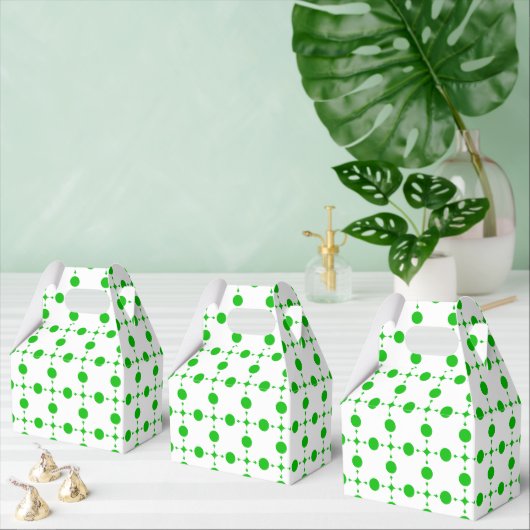 Grüne Polka-Punkte, Polka-Dot-Muster, Punkte, gepu Geschenkschachtel (Zahlreiche)