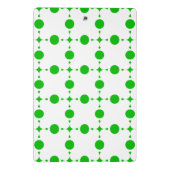 Grüne Polka-Punkte, Polka-Dot-Muster, Punkte, gepu Mini Klemmbrett (Rückseite)