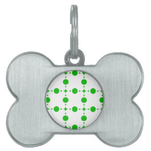 Grüne Polka-Punkte, Polka-Dot-Muster, Punkte, gepu Tiermarke