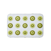 Grüne Polkapunkte Badematte (Vorderseite)