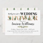 Grüne Polterabend Einladung (Vorne/Hinten)