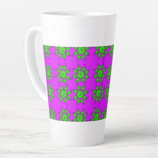 GRÜNE POPPIES LATTE TASSE (Linke Ecke)