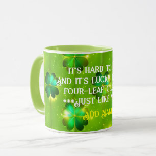 Grüne populäre St Patrick's Day Clover Collection Tasse