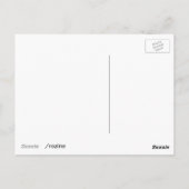 Grüne positive Bejahungen für Traumleben Postkarte (Rückseite)