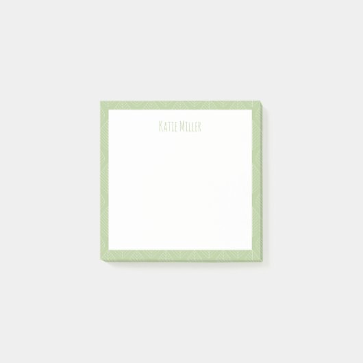Grüne Post-it-Notizzettel Post-it Klebezettel (Vorderseite)