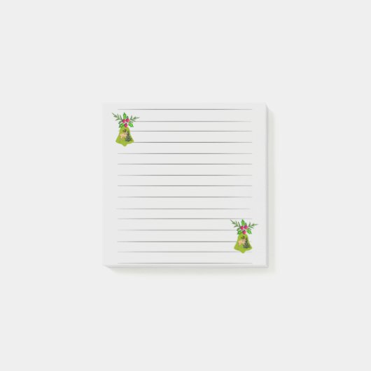 Grüne Post-it-Notizzettel von Bell Post-it Klebezettel (Vorderseite)