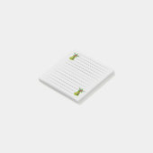 Grüne Post-it-Notizzettel von Bell Post-it Klebezettel (angewinkelt)