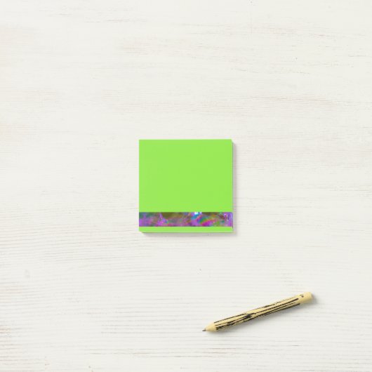 Grüne Post-it-Zettel-Auflage Post-it Klebezettel (Auf Schreibtisch)