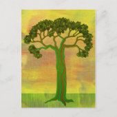 grüne Postkarte (Vorderseite)