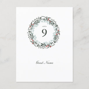 Grüne Postkartengröße Botanische Gastfamilie Platz Postkarte