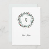 Grüne Postkartengröße Botanische Gastfamilie Platz Postkarte (Vorne/Hinten)