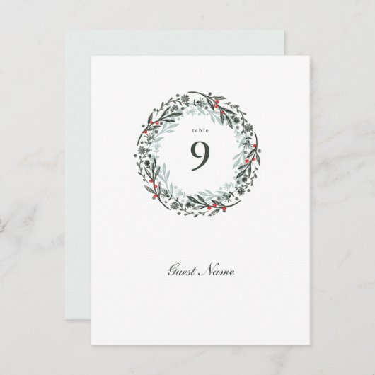 Grüne Postkartengröße Botanische Gastfamilie Platz Postkarte (Vorne/Hinten)