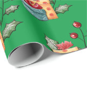 Grüne Präsentationen Geschenkpapier (Rolleneckpunkt)