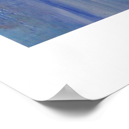 Grüne Printwerbung Poster (Ecke)