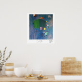 Grüne Printwerbung Poster (Küche)