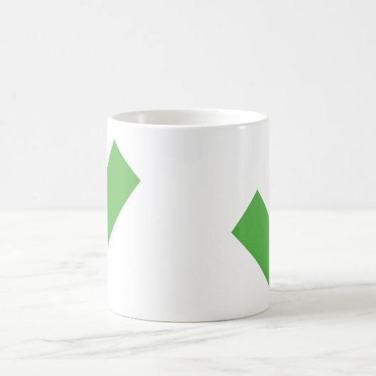 GRÜNE PRÜFZEICHEN KARO KORREKTES SYMBOL KAFFEETASSE (Mittel)
