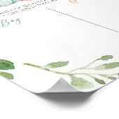 Grüne Pumpkin Pink Mint und Peach Voting Poster (Ecke)