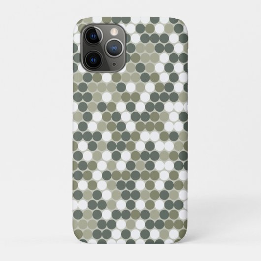Grüne Punkte Case-Mate iPhone Hülle (Rückseite)