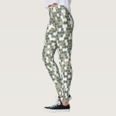 Grüne Punkte Leggings (Links)