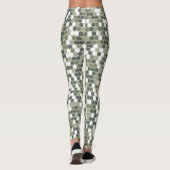 Grüne Punkte Leggings (Rückseite)