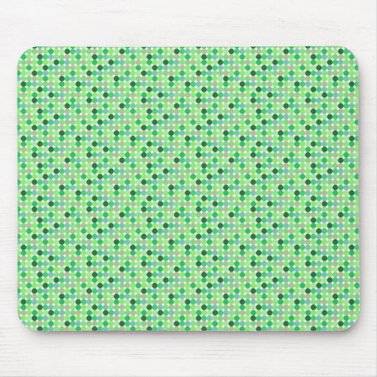 Grüne Punkte Mousepad (Vorne)
