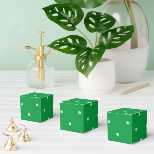 Grüne Punkte Muster BonBon Süßigkeiten Geschenkschachtel (Zahlreiche)