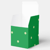 Grüne Punkte Muster BonBon Süßigkeiten Geschenkschachtel (Geöffnet)