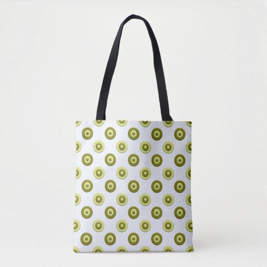 grüne Punkte-Muster. Tasche (Vorderseite)