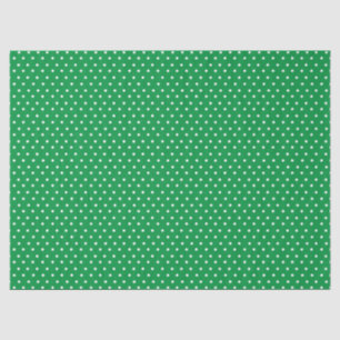 Grüne Punkte Seidenpapier
