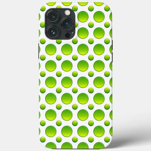 Grüne Punktelemente Case-Mate iPhone Hülle (Rückseite)