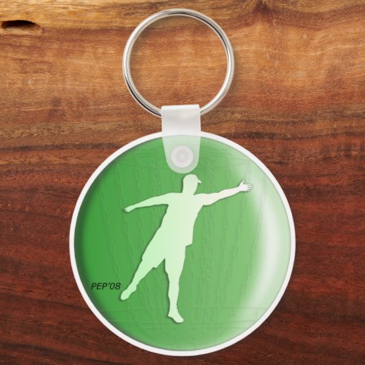 Grüne Putter Schlüsselanhänger (Vorderseite)