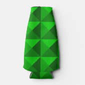 Grüne Pyramiden Flaschenkühler (Vorderseite)
