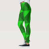Grüne Pyramiden Leggings (Links)