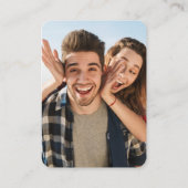 Grüne QR-Code und Einladung zum Foto (Rückseite)