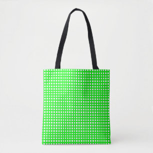 Grüne Quadrate Tasche
