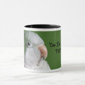 Grüne Quäker-Papageien-Tasse Tasse (Zentrum)