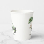 Grüne Ractor-Papierkästen Pappbecher (Rechts)