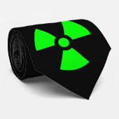 Grüne radioaktive atomarKrawatte Krawatte (Gerollt)