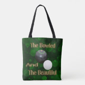 Grüne Rasenböden Schönes Design, Tasche (Rückseite)