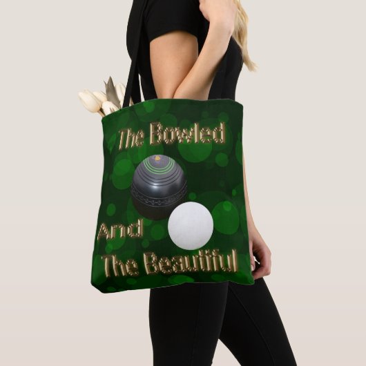 Grüne Rasenböden Schönes Design, Tasche (Von Nahem)