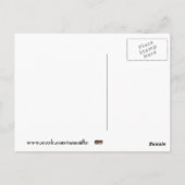 Grüne Rasenflächen Postkarte (Rückseite)