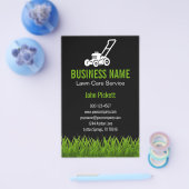 Grüne Rasenmäher Flyer (Einzeln)