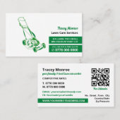 Grüne Rasenmäher, Rasenpflege Visitenkarte (Vorne/Hinten)