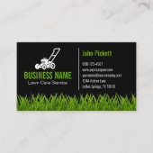 Grüne Rasenmäher Visitenkarte (Vorderseite)