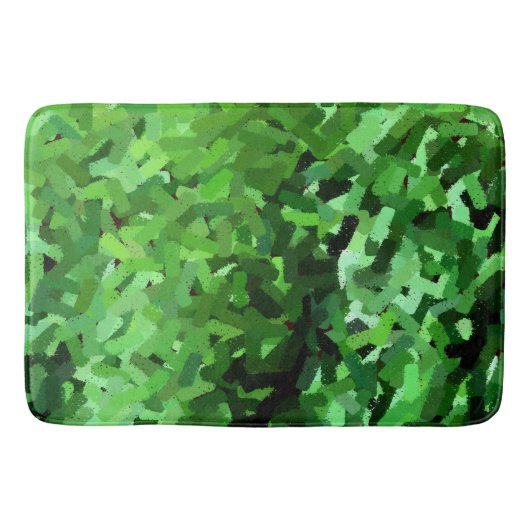 Grüne Rasenmatte Badematte (Vorderseite)