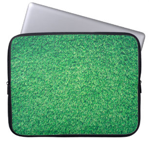 Grüne Rasenstruktur Laptopschutzhülle
