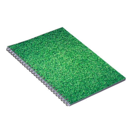Grüne Rasentextur Notizblock (Rechte Seite)
