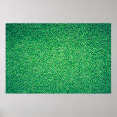 Grüne Rasentextur Poster (Vorne)