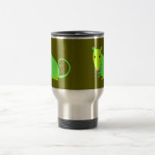 Grüne Ratten-Reise-Tasse Reisebecher (Mittel)