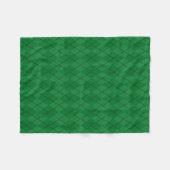 Grüne Raute Fleecedecke (Vorderseite (Horizontal))